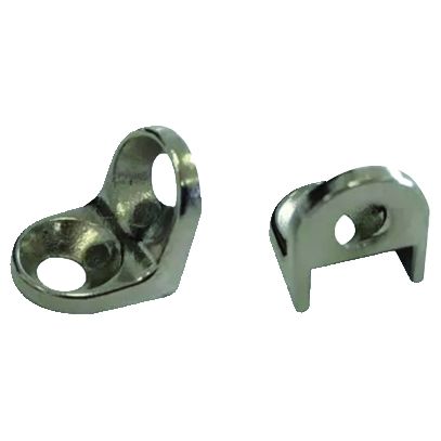 SUPORTE PRATEL L 2FUROS CROM 17x17mm MISTER
