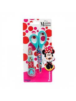 TESOURA ESCOLAR C/PROTETOR 13,5CM - 22374 - MINNIE - UN - MOLIN
