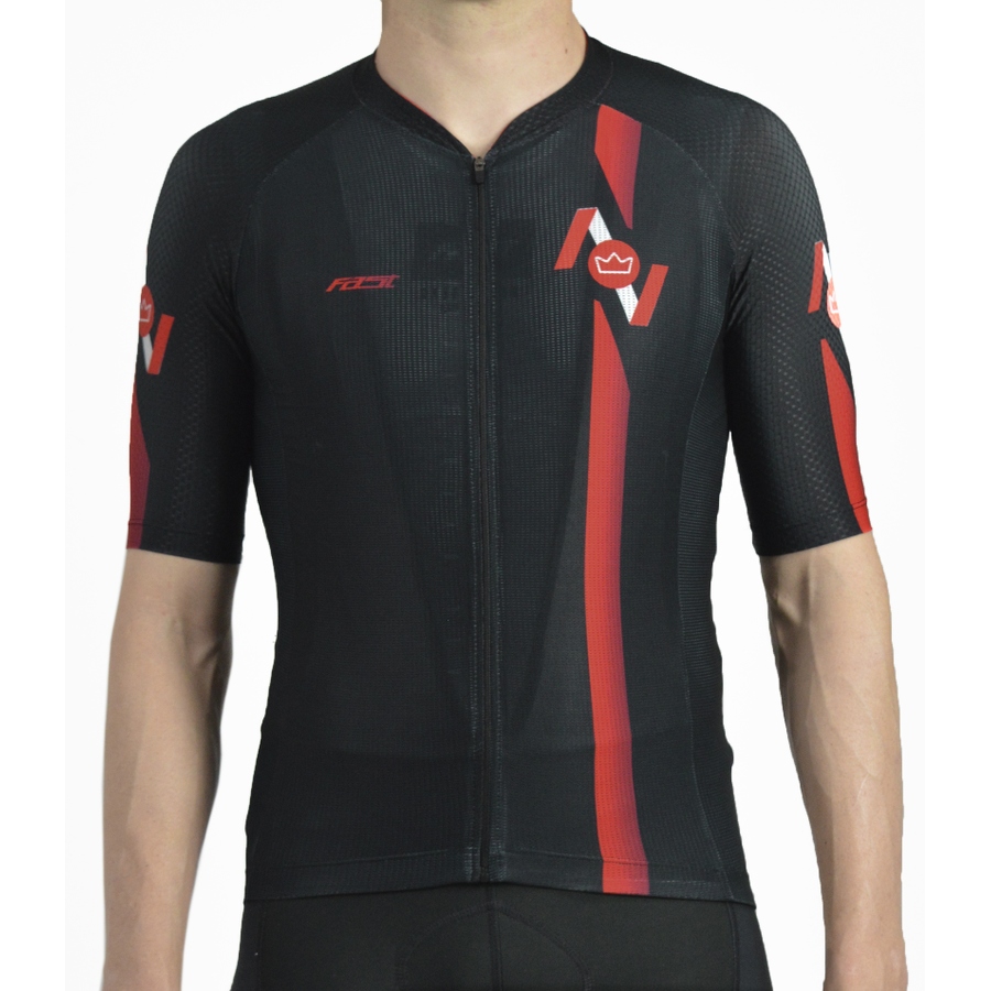 Camisa All Over Masculina Coleção King Preta e Vermelha