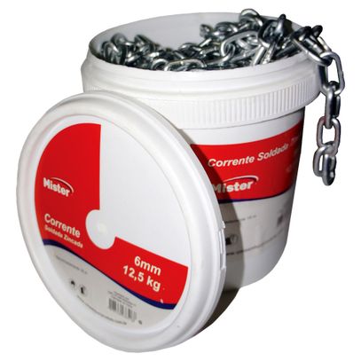 CORRENTE SOLDADA 09 ZINCADA (25kg) MISTER