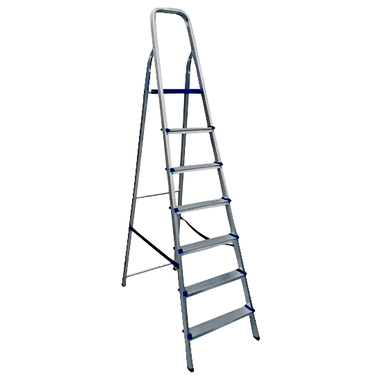 ESCADA DE ALUMÍNIO REAL RESIDENCIAL 07 DEGRAUS