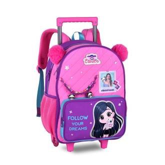 MOCHILA C/RODAS LULUCA LU27416K - INFANTIL - UN - CLIO