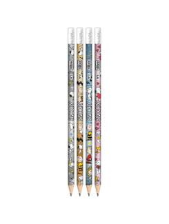 LAPIS PRETO N2 SNOOPY C/BORRACHA - 390755 - CX 72 - TILIBRA