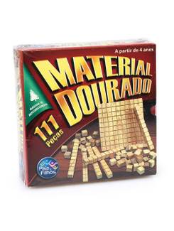 MATERIAL DOURADO MADEIRA 2910 - 74 PCS - UN - PAIS E FILHOS
