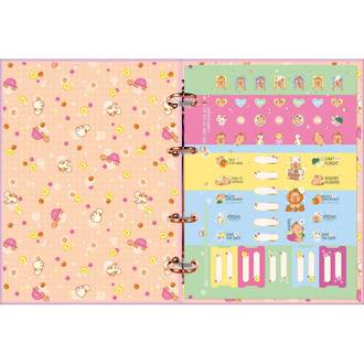 CADERNO ARGOLADO COLEGIAL 80FLS - 396613 - CAPYCLUB - UN - TILIBRA
