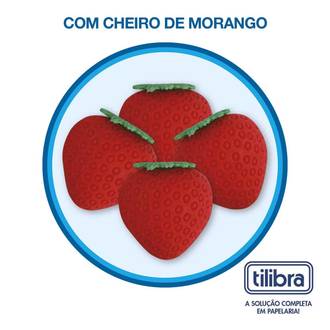 BORRACHA BE BERRY C/4 MINI MORANGOS - 390640 - UN - TILIBRA