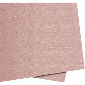 PAPEL CREPOM PARAFINADO METALIZADO - 0,48X2M - ROSE GOLD - PCT 40 - RIDET