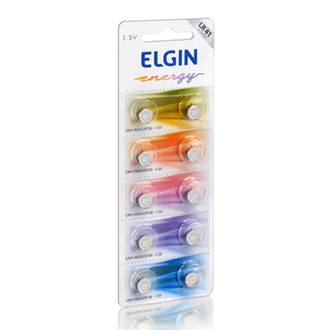 BATERIA ALCALINA LR41 1.5V C/2 82261 - CART 5 - ELGIN