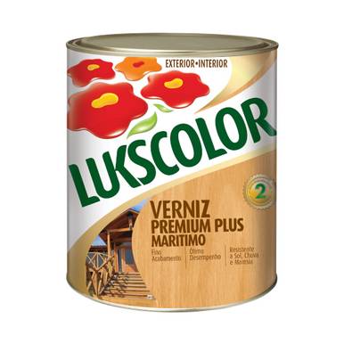 VERNIZ LUKSCOLOR MARÍTIMO BASE SOLVENTE  ACETINADO NATURAL 0.9L