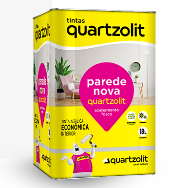 ACRÍLICO QUARTZOLIT PAREDE NOVA ECONÔMICO BRANCO NEVE 18.0L