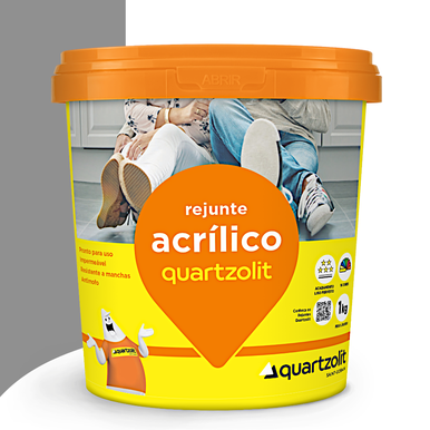 REJUNTE ACRÍLICO QUARTZOLIT CINZA ÁRTICO 1.0KG
