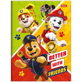 CADERNO BROCHURAO CAPA DURA 80FLS - 4062255 - PAT CANINA - PCT 5 - FORONI