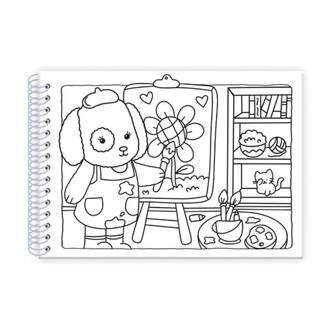 LIVRO DE COLORIR CUTE VIBES - UN - CIRANDA CULTURAL