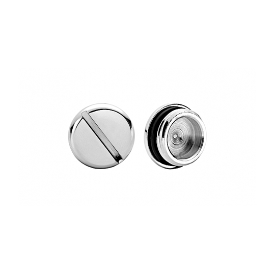 PLUG PARA ARREMATE COM ANEL DE VEDAÇÃO 1/2 COBRE CROMADO BLUKIT
