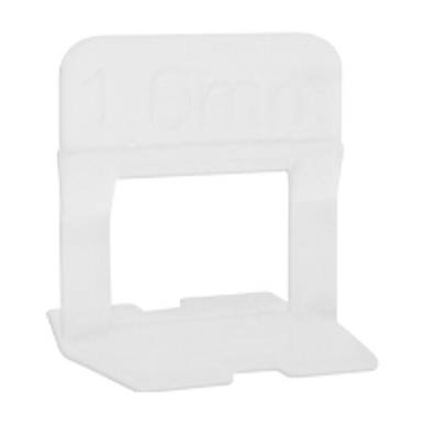 ESPAÇADOR PARA NIVELAMENTO DE PISO MOLDIMPLAS TRANSPARENTE (Pacote com 50 unidades) 1.0 MM