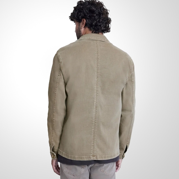JAQUETA ARAMIS MASCULINA SARJA PARKA WORKER CAQUI