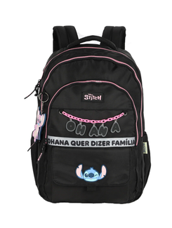 MOCHILA P/NB STITCH MJ50081SC - OHANA - PRETO - UN - LUXCEL