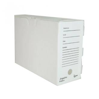 ARQUIVO MORTO PRATICO 350X245X135MM - 2607 - BRANCO - UN - ALAPLAST