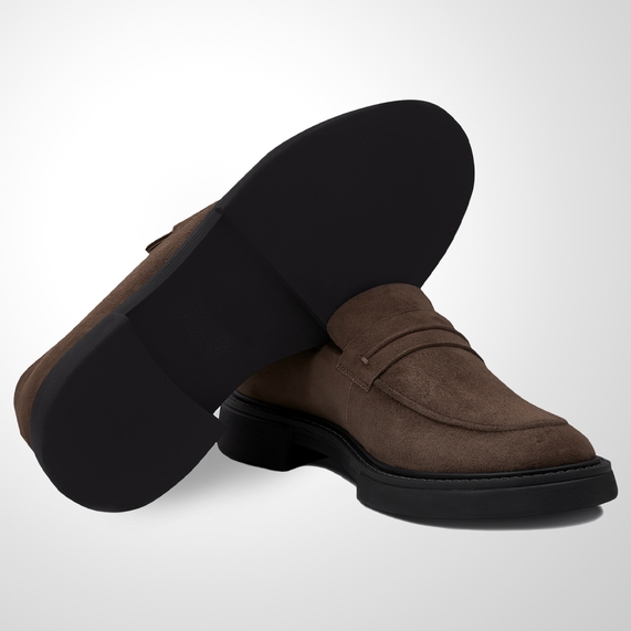 MOCASSIM MASCULINO GRAVATA CAMURÇA MARROM RICARDO ALMEIDA