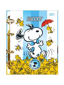 CADERNO ARGOLADO COLEGIAL 80FLS - 351377 - SNOOPY - UN - TILIBRA