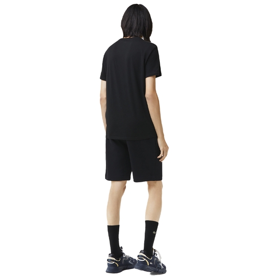 CAMISETA BÁSICA MASCULINA MANGA CURTA PRETA LACOSTE