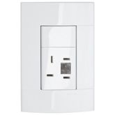 DECOR TOMADA TEL+RJ11 BRANCO PRM043171