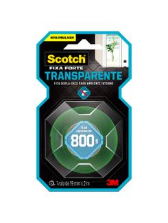 FIXA FORTE TRANSPARENTE AMBIENTE INTERNO - UN - 3M