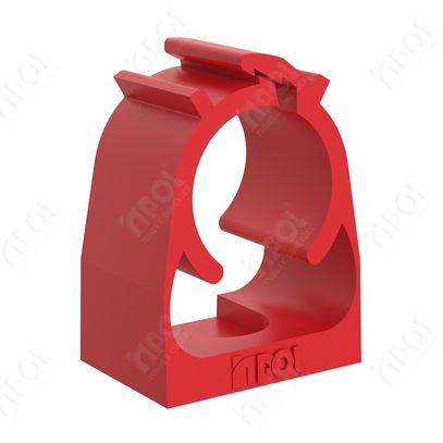 ABRACADEIRA ELETRODUTO PLASTICA 1/2 VERMELHO INPOL