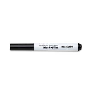 MARCADOR PINCEL QUADRO BRANCO MARK+ SLIM - PRETO - UN - MAXPRINT