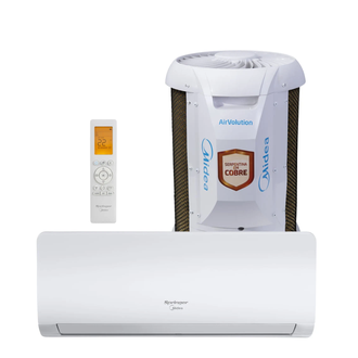 AR CONDICIONADO SPLIT HW ON/OFF  AIRVOLUTION 30000 BTUS FRIO 220V  - BRANCO - UN - SPRINGER MIDEA