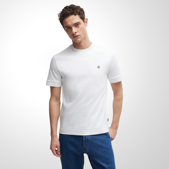 CAMISETA BOSS MASCULINA C-TAUT 01 BRANCA