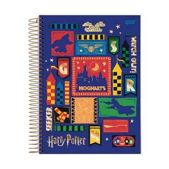 CADERNO UNIV CAPA DURA 1X1 96FLS - HARRY POTTER - PCT 4 - JANDAIA