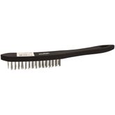 ESCOVA ACO MANUAL 3 FILAS C/CABO PLAST MISTER