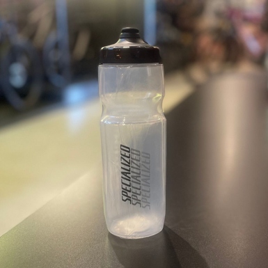 Garrafa Specialized Purist Hydroflo 23OZ 680ml Translúcido e Preta
