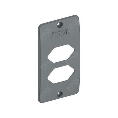 CONDULETE PLACA P/2 TOM ABNT 1 CINZA INPOL