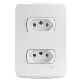 MILUZ TOMADA DUPLA 4x2 NBR 10A S3B60440