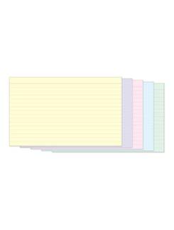 FICHA COLORS N3 5X8 50F  - UN - TILIBRA
