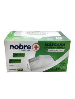 MASCARA CIRURGICA TRIPLA C/50 42018 - BRANCO - UN - NOBRE