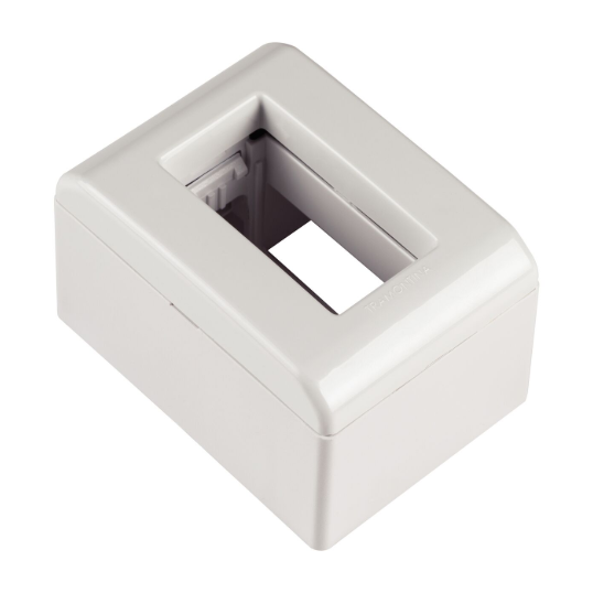 Caixa de Sobrepor 1 Posto Tramontina LizFlex Branco BRANCO