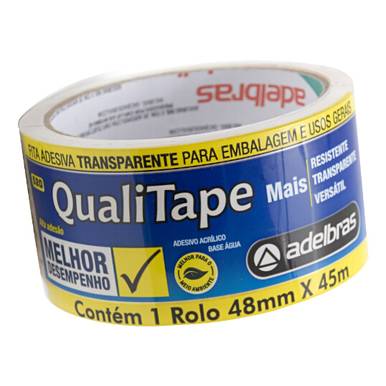 FITA ADESIVA TRANSPARENTE ADELBRAS 48MM X 45M