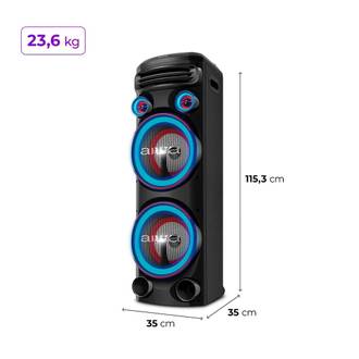 CAIXA DE SOM BT 2300W - TORRE - AWS-T2W02 -  - PRETO - UN - AIWA