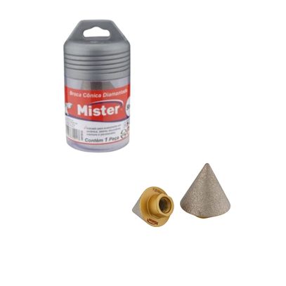 BROCA CONICA DIAMANTADA M14 (2-38mm) MISTER
