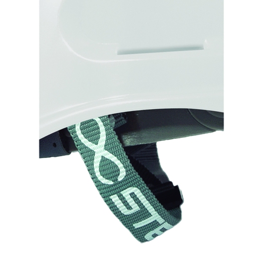 CAPACETE TURTLE ABA FRONTAL COM CARNEIRA STEELFLEX BRANCO