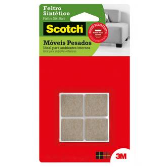 FELTRO MOVEIS PESADOS QUADRADO GRANDE 25X5 C/12 - HB004262729 - UN - 3M