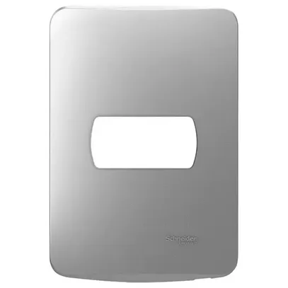 MILUZ PLACA+SUP 4X2 1MOD ALUM S3B77112
