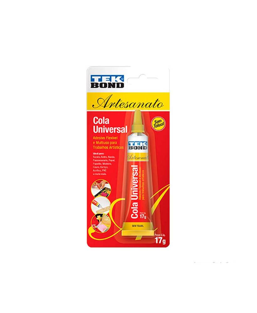 COLA UNIVERSAL 17G - BLISTER - UN - TEKBOND