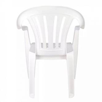 POLTRONA PLASTICA MOR 15151101 - BRANCA - UN - MOR