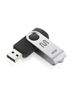 PEN DRIVE 16GB TWIST PD588 -  USB 2.0 - UN - MULTILASER