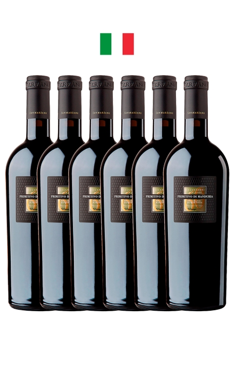 Combo San Marzano Primitivo di Manduria Sessantanni (6 garrafas) 