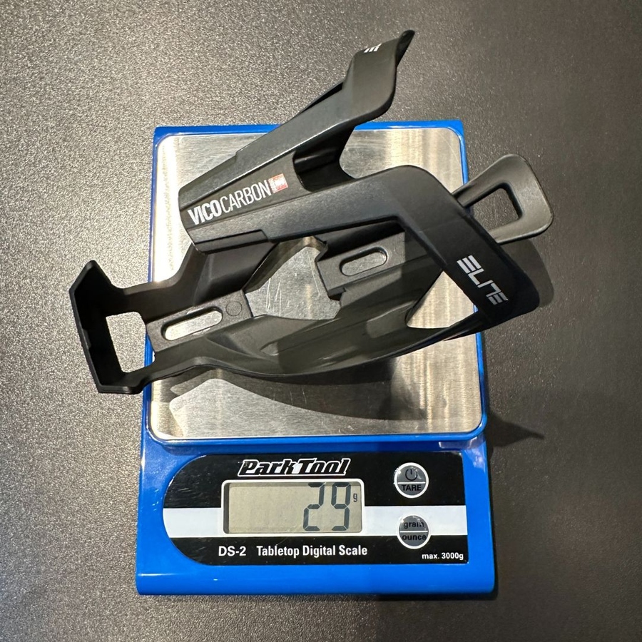 Suporte de Garrafa Elite Vico Carbon Preto Fosco